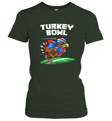 Cool Turkey Bowl _ Funny Thanksgiving Football Player Gift Women's T-Shirt Women's T-Shirt - HHHstores