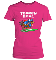 Cool Turkey Bowl _ Funny Thanksgiving Football Player Gift Women's T-Shirt Women's T-Shirt - HHHstores