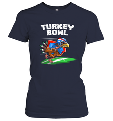 Cool Turkey Bowl _ Funny Thanksgiving Football Player Gift Women's T-Shirt Women's T-Shirt - HHHstores