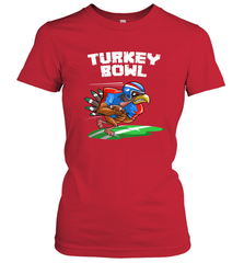 Cool Turkey Bowl _ Funny Thanksgiving Football Player Gift Women's T-Shirt Women's T-Shirt - HHHstores