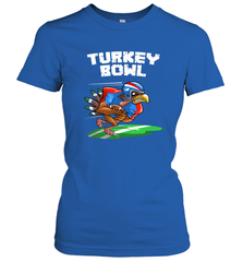 Cool Turkey Bowl _ Funny Thanksgiving Football Player Gift Women's T-Shirt Women's T-Shirt - HHHstores