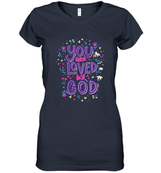 Christian Valentine's Day Women's V-Neck T-Shirt