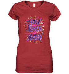 Christian Valentine's Day Women's V-Neck T-Shirt Women's V-Neck T-Shirt - HHHstores