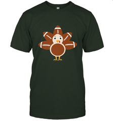Funny Football Turkey Fall Thanksgiving Football Men's T-Shirt Men's T-Shirt - HHHstores
