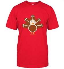 Funny Football Turkey Fall Thanksgiving Football Men's T-Shirt Men's T-Shirt - HHHstores