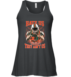 Miami Hurricanes Hate Us Cause They Ain'T Us T Shirt Women's Racerback Tank