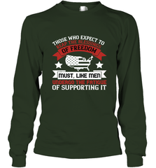 Those who expect to reap the blessings of freedom, must, like men, undergo the fatigue of supporting it 01 Long Sleeve T-Shirt Long Sleeve T-Shirt - HHHstores