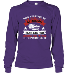 Those who expect to reap the blessings of freedom, must, like men, undergo the fatigue of supporting it 01 Long Sleeve T-Shirt Long Sleeve T-Shirt - HHHstores