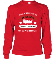 Those who expect to reap the blessings of freedom, must, like men, undergo the fatigue of supporting it 01 Long Sleeve T-Shirt Long Sleeve T-Shirt - HHHstores