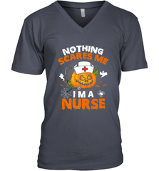 Nurse Halloween Gifts Nothing Scares Me I Am A Nurse Men's V-Neck Men's V-Neck - HHHstores