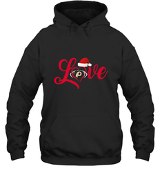 NFL Washington Redskins Logo Christmas Santa Hat Love Heart Football Team Hooded Sweatshirt