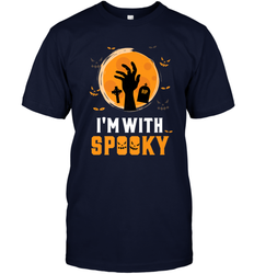 I'm With Spooky  Scary Halloween Costume Gift Men's T-Shirt
