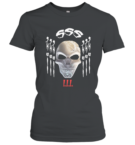 The mask of skull Halloween Women's T-Shirt Women's T-Shirt / Black / S Women's T-Shirt - HHHstores