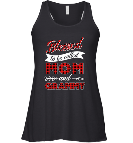 Blessed to be called Mom and Grammy Women's Racerback Tank Women's Racerback Tank / Black / XS Women's Racerback Tank - HHHstores