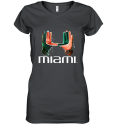 Miami Hurricanes Limited Edition T Shirt Women's V-Neck T-Shirt