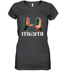 Miami Hurricanes Limited Edition T Shirt Women's V-Neck T-Shirt Women's V-Neck T-Shirt - HHHstores