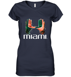 Miami Hurricanes Limited Edition T Shirt Women's V-Neck T-Shirt