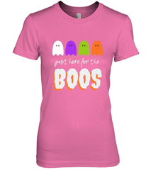 Just Here For The Boos Shirt Funny Halloween Drinking Women's Premium T-Shirt Women's Premium T-Shirt - HHHstores