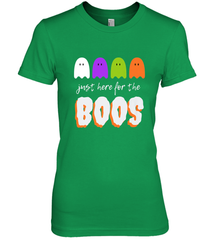 Just Here For The Boos Shirt Funny Halloween Drinking Women's Premium T-Shirt Women's Premium T-Shirt - HHHstores