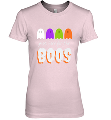 Just Here For The Boos Shirt Funny Halloween Drinking Women's Premium T-Shirt Women's Premium T-Shirt - HHHstores