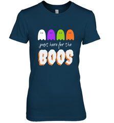 Just Here For The Boos Shirt Funny Halloween Drinking Women's Premium T-Shirt Women's Premium T-Shirt - HHHstores