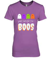 Just Here For The Boos Shirt Funny Halloween Drinking Women's Premium T-Shirt Women's Premium T-Shirt - HHHstores