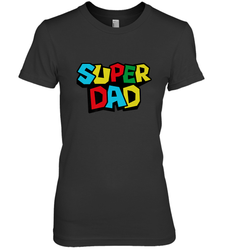 Super Dad like a Mario's classic bros vintage and classic Women's Premium T-Shirt