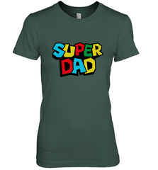 Super Dad like a Mario's classic bros vintage and classic Women's Premium T-Shirt Women's Premium T-Shirt - HHHstores