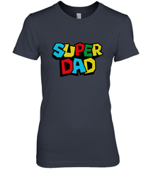 Super Dad like a Mario's classic bros vintage and classic Women's Premium T-Shirt Women's Premium T-Shirt - HHHstores