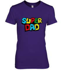 Super Dad like a Mario's classic bros vintage and classic Women's Premium T-Shirt Women's Premium T-Shirt - HHHstores