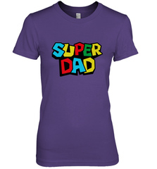 Super Dad like a Mario's classic bros vintage and classic Women's Premium T-Shirt Women's Premium T-Shirt - HHHstores