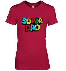 Super Dad like a Mario's classic bros vintage and classic Women's Premium T-Shirt Women's Premium T-Shirt - HHHstores