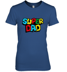 Super Dad like a Mario's classic bros vintage and classic Women's Premium T-Shirt Women's Premium T-Shirt - HHHstores