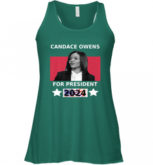 Candace Owens For President 2024 Women's Racerback Tank Women's Racerback Tank - HHHstores