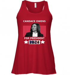 Candace Owens For President 2024 Women's Racerback Tank