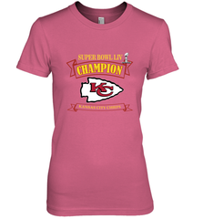 Kansas City Chiefs NFL Pro Line by Fanatics Super Bowl LIV Champions Women's Premium T-Shirt Women's Premium T-Shirt - HHHstores