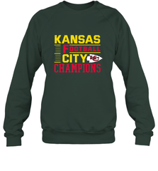 Kansas City Football Champions Vintage KC Distressed Gift Crewneck Sweatshirt Crewneck Sweatshirt - HHHstores