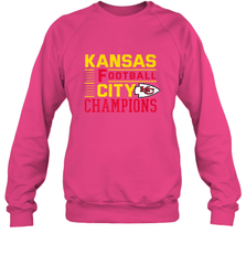 Kansas City Football Champions Vintage KC Distressed Gift Crewneck Sweatshirt Crewneck Sweatshirt - HHHstores