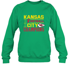 Kansas City Football Champions Vintage KC Distressed Gift Crewneck Sweatshirt Crewneck Sweatshirt - HHHstores