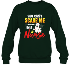 You Can't Scare Me I'm A Nurse Funny Halloween Witch Hat Crewneck Sweatshirt Crewneck Sweatshirt - HHHstores