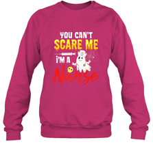 You Can't Scare Me I'm A Nurse Funny Halloween Witch Hat Crewneck Sweatshirt Crewneck Sweatshirt - HHHstores