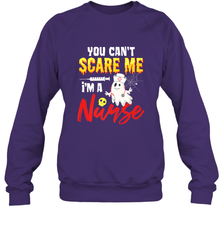 You Can't Scare Me I'm A Nurse Funny Halloween Witch Hat Crewneck Sweatshirt Crewneck Sweatshirt - HHHstores