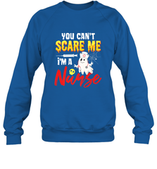 You Can't Scare Me I'm A Nurse Funny Halloween Witch Hat Crewneck Sweatshirt Crewneck Sweatshirt - HHHstores