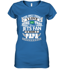 NFL The Only Thing I Love More Than Being A New York Jets Fan Is Being A Papa Football Women's V-Neck T-Shirt Women's V-Neck T-Shirt - HHHstores