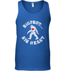 Bigfoot Heart Valentine's Day Lover Art Graphics Great Gift Men's Tank Top Men's Tank Top - HHHstores