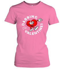 Dabbing Heart For Valentine's Day Art Graphics Heart Gift Women's T-Shirt Women's T-Shirt - HHHstores