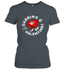 Dabbing Heart For Valentine's Day Art Graphics Heart Gift Women's T-Shirt Women's T-Shirt - HHHstores