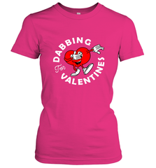 Dabbing Heart For Valentine's Day Art Graphics Heart Gift Women's T-Shirt Women's T-Shirt - HHHstores