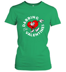 Dabbing Heart For Valentine's Day Art Graphics Heart Gift Women's T-Shirt Women's T-Shirt - HHHstores