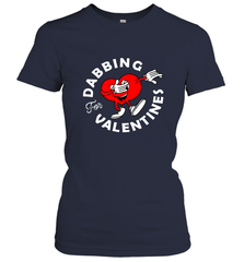 Dabbing Heart For Valentine's Day Art Graphics Heart Gift Women's T-Shirt Women's T-Shirt - HHHstores